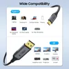 Kabel Tech-Protect UltraBoost USB-C do DisplayPort 1.4 8K 60Hz 180cm - czarny